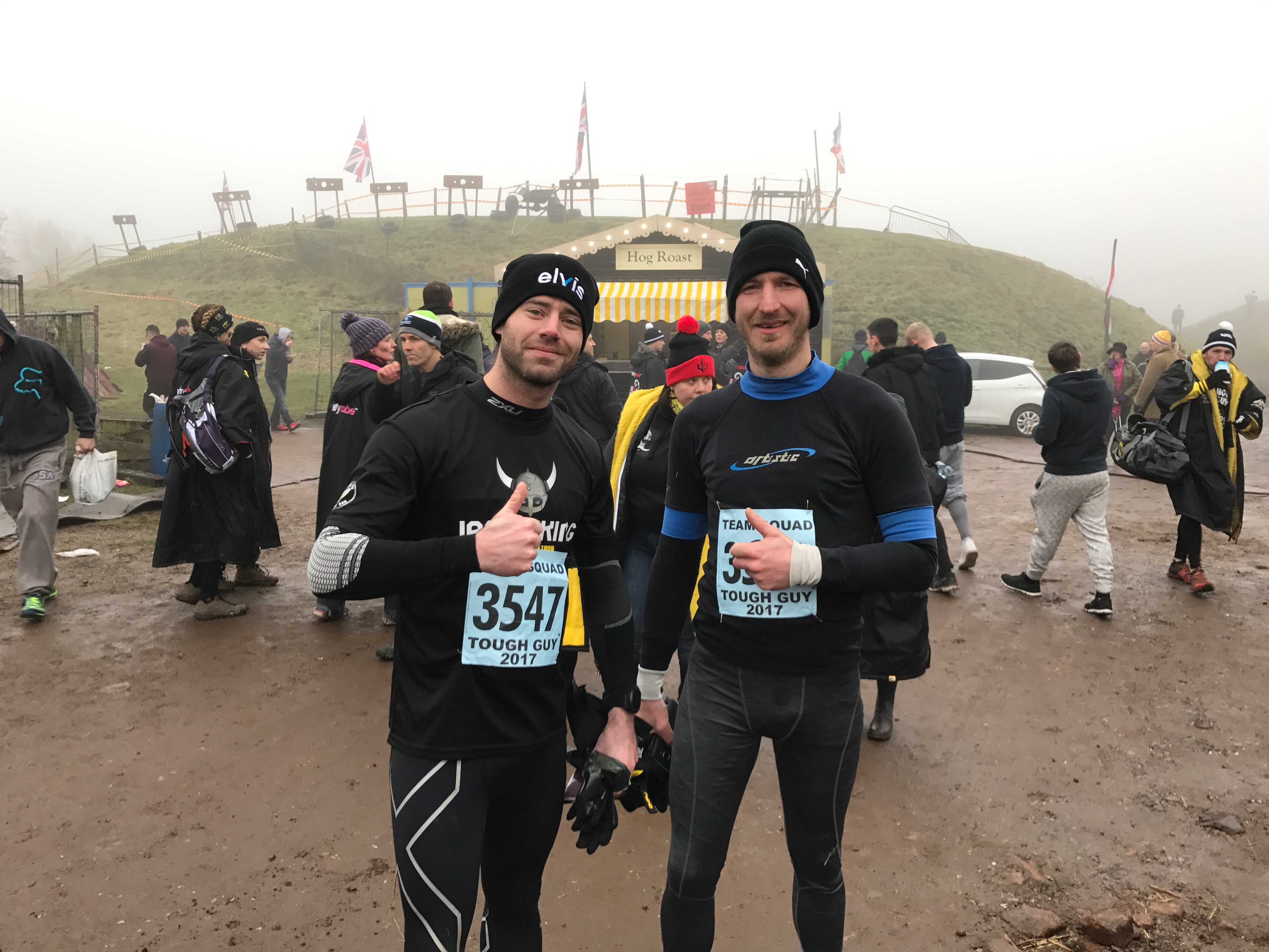 Joris and Jeroen before the start